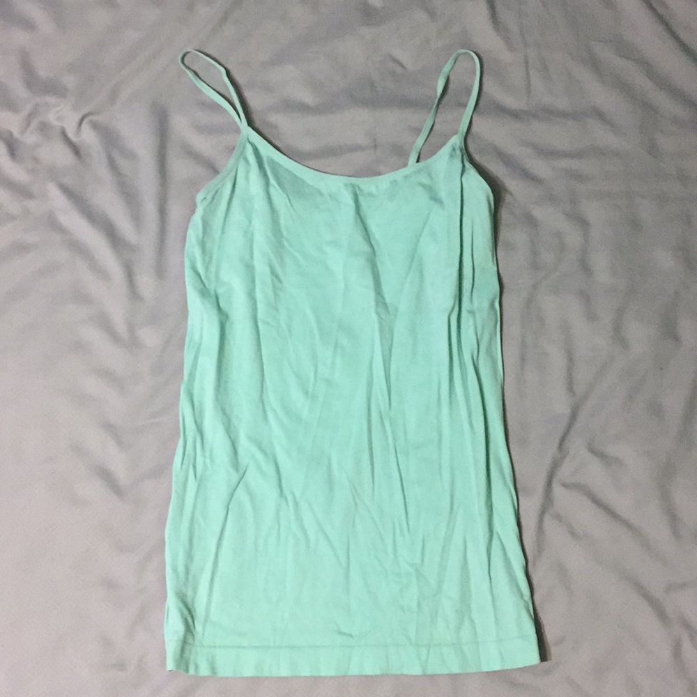 Light green tank top
